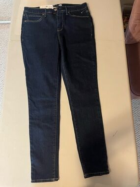 NWT Seven7 High Rise Skinny Jeans Dark Wash Size 6